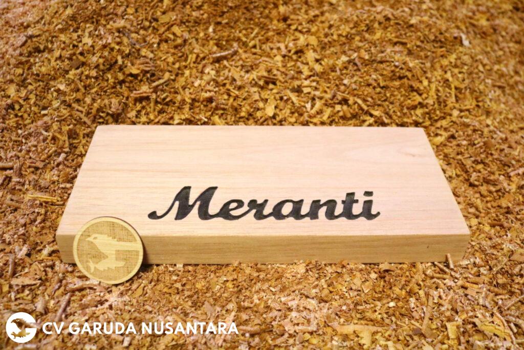 CV Garnus Cutting Garuda Nusantara menjual kayu meranti